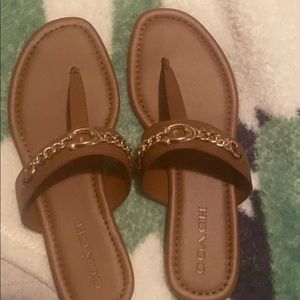 Everything must GO!!Coach sandals